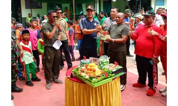 Gebyar HUT TNI ke-78 Koramil 1201-07/ Mempawah hulu
