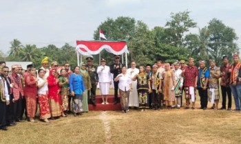 Megah dan Semarak, Upacara Peringatan HUT Ke-78 Kemerdekaan RI   Kecamatan Hempawah Hulu 