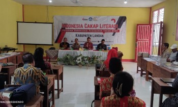 95 GURU IKUTI PENUTUPAN POP KABUPATEN LANDAK TAHUN 2023